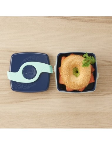 Maped 870104 contenitore portapranzo Set per borsa portapranzo 1,4 L ABS, Polipropilene (PP), Silicone Blu, Trasparente 2 pz