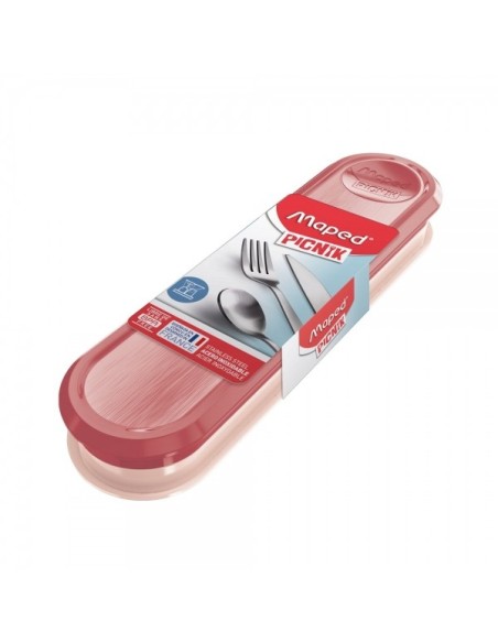 Maped 870402 set di posate 3 pz Acciaio