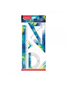 Maped 981731 righello Righello da scrivania 300 mm Colori assortiti 2 pz 2