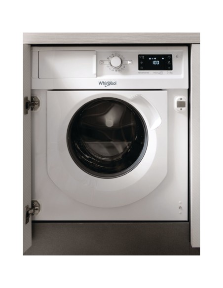 Whirlpool BI WDWG 75148 EU lavasciuga Da incasso Caricamento frontale Bianco
