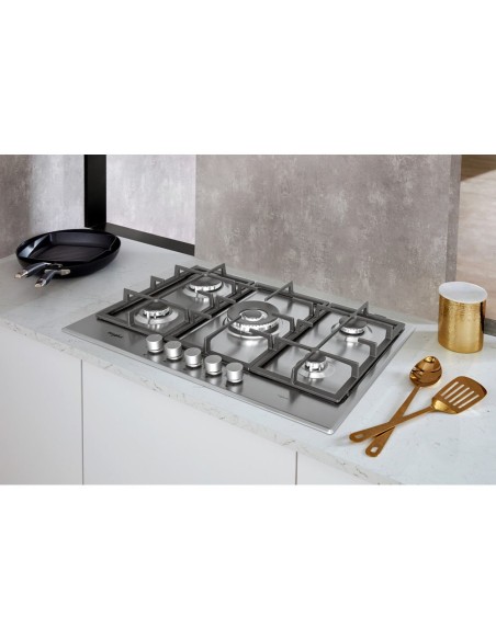 Whirlpool GMR 7522 IXL Acciaio inossidabile Da incasso 73 cm Gas 5 Fornello(i)