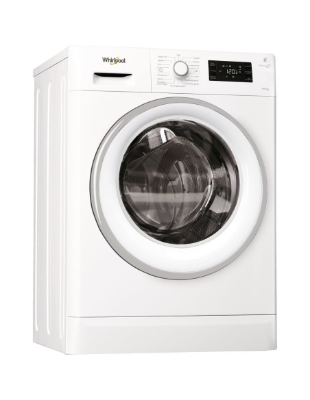 Whirlpool FWDG97168WS lavasciuga Libera installazione Caricamento frontale Bianco