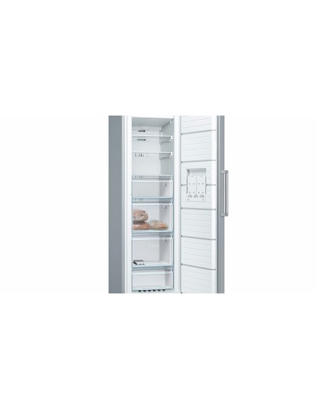 Bosch Serie 4 GSN36VL3P congelatore Verticale Libera installazione 242 L Acciaio inossidabile