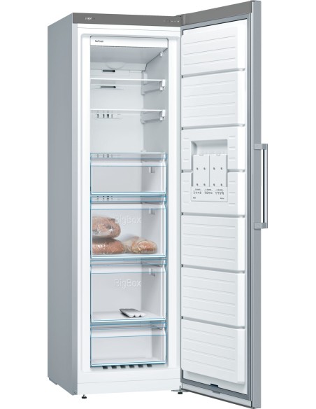 Bosch Serie 4 GSN36XL3P congelatore Verticale Libera installazione 242 L Acciaio inossidabile