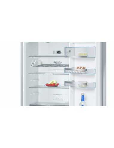 Bosch Serie 6 KGN39AI45 frigorifero con congelatore Libera installazione 366 L Acciaio inossidabile