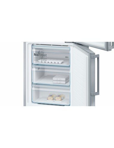Bosch Serie 6 KGN39AI45 frigorifero con congelatore Libera installazione 366 L Acciaio inossidabile