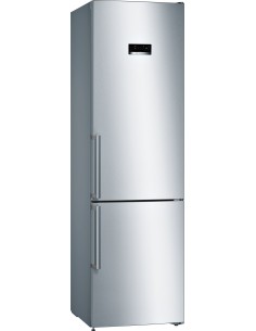 Bosch Serie 4 KGN39XL4P frigorifero con congelatore Libera installazione 366 L Cromo