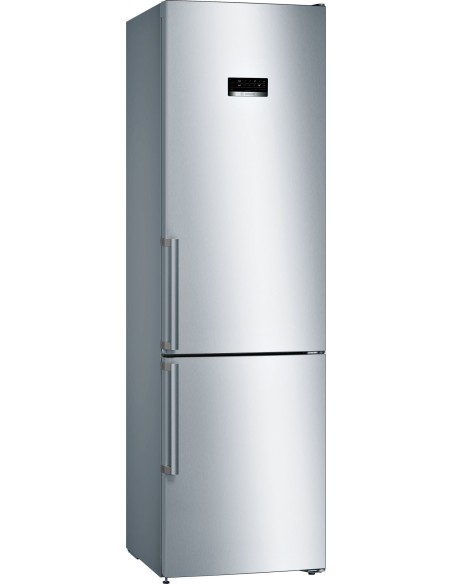 Bosch Serie 4 KGN39XL4P frigorifero con congelatore Libera installazione 366 L Cromo