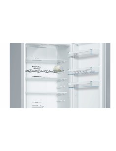 Bosch Serie 4 KGN39XL4P frigorifero con congelatore Libera installazione 366 L Cromo 2
