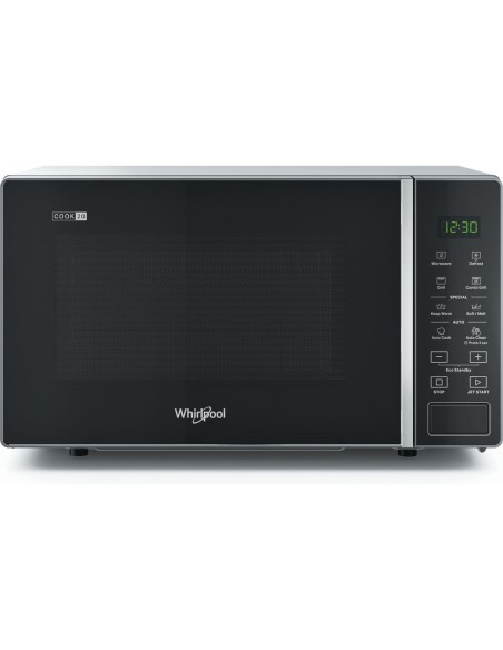 Whirlpool MWP 203 SB Superficie piana Microonde combinato 20 L 700 W Nero, Argento