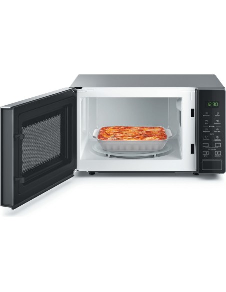 Whirlpool MWP 203 SB Superficie piana Microonde combinato 20 L 700 W Nero, Argento