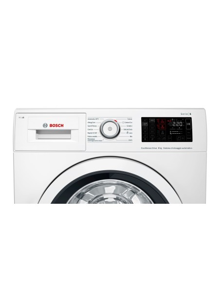 Bosch Serie 6 WAT28638IT lavatrice Caricamento frontale 8 kg 1400 Giri min Bianco