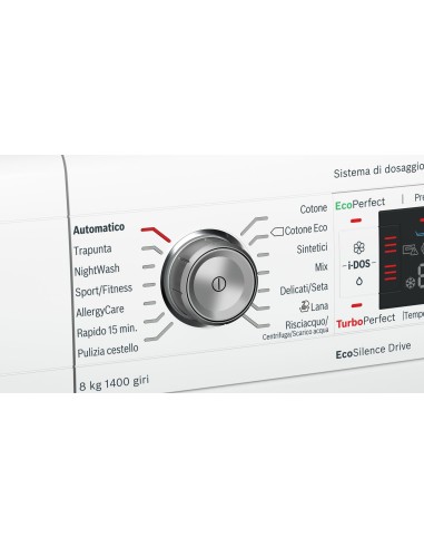 Bosch Serie 8 WAW286H8IT lavatrice Caricamento frontale 8 kg 1379 Giri min Bianco