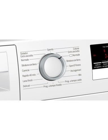 Bosch Serie 4 WTR85V08IT asciugatrice Libera installazione Caricamento frontale 8 kg A++ Bianco