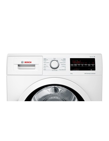 Bosch Serie 6 WTW85449IT asciugatrice Libera installazione Caricamento frontale 9 kg A++ Bianco