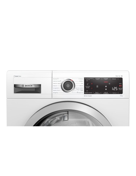 Bosch Serie 8 WTX87KH9IT asciugatrice Libera installazione Caricamento frontale 9 kg A++ Bianco