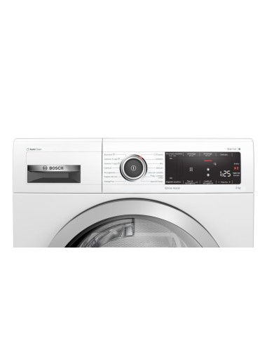 Bosch Serie 8 WTX87KR8IT asciugatrice Libera installazione Caricamento frontale 8 kg A++ Bianco