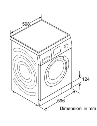 Bosch WAS20423IT lavatrice Caricamento frontale 8 kg 1000 Giri min Bianco