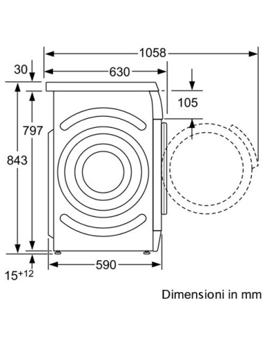 Bosch WAS20423IT lavatrice Caricamento frontale 8 kg 1000 Giri min Bianco