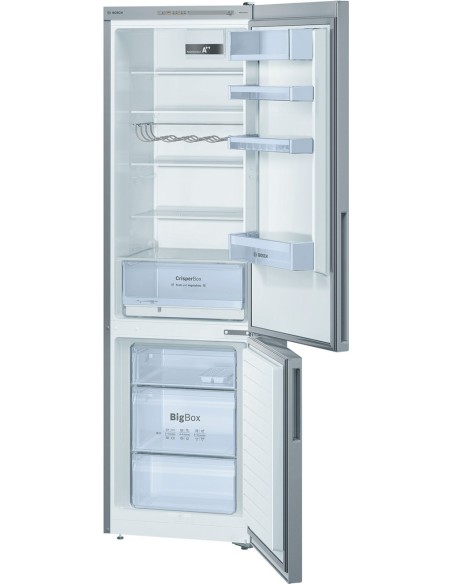 Bosch KGV39VL30S frigorifero con congelatore Libera installazione 344 L Acciaio inossidabile