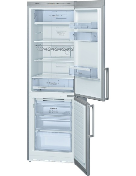 Bosch KGN36VL20 frigorifero con congelatore Libera installazione 287 L Acciaio inossidabile