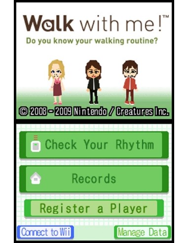 Nintendo Walk With Me!, NDS Nintendo DS