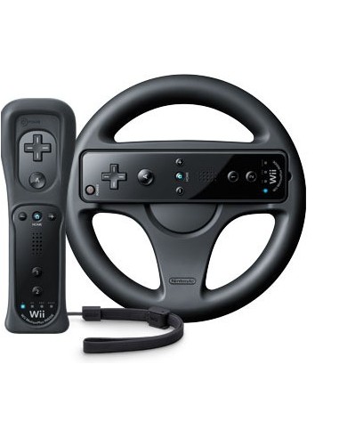 Nintendo Wii + Mario Kart Wi-Fi Nero