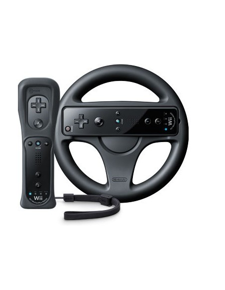 Nintendo Wii + Mario Kart Wi-Fi Nero