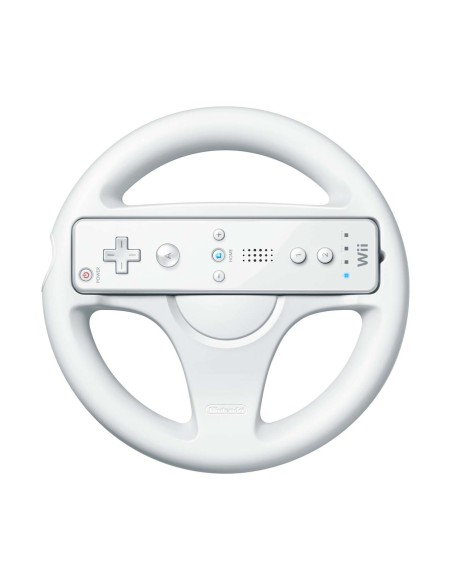 Nintendo Wii Wheel Lenkrad Bianco Volante