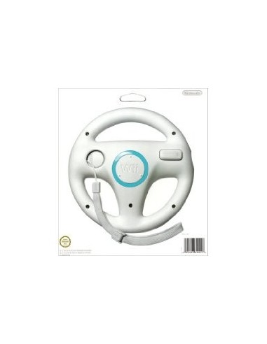 Nintendo Wii Wheel Lenkrad Bianco Volante