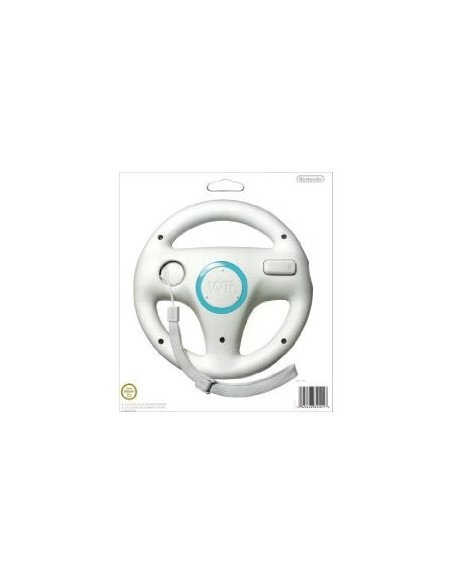 Nintendo Wii Wheel Lenkrad Bianco Volante