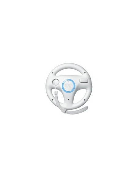 Nintendo Wii Wheel Lenkrad Bianco Volante