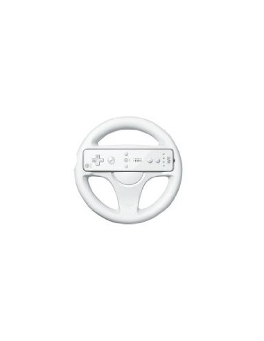 Nintendo Wii Wheel Lenkrad Bianco Volante