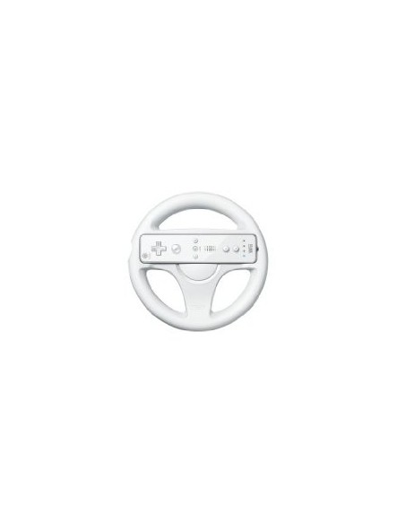 Nintendo Wii Wheel Lenkrad Bianco Volante