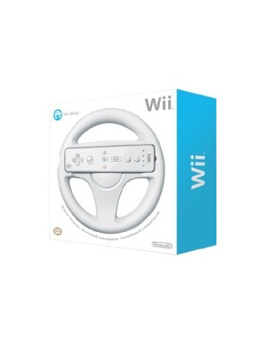 Nintendo Wii Wheel Lenkrad Bianco Volante