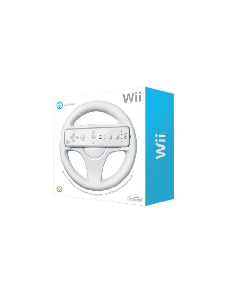 Nintendo Wii Wheel Lenkrad Bianco Volante