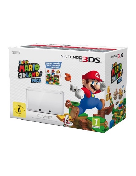 Nintendo 3DS + Super Mario 3D Land console da gioco portatile 8,97 cm (3.53") Touch screen Wi-Fi Bianco