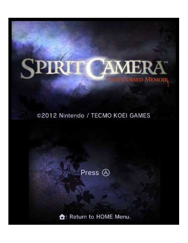 Nintendo Spirit Camera  The Cursed Memoir, 3DS Inglese Nintendo 3DS