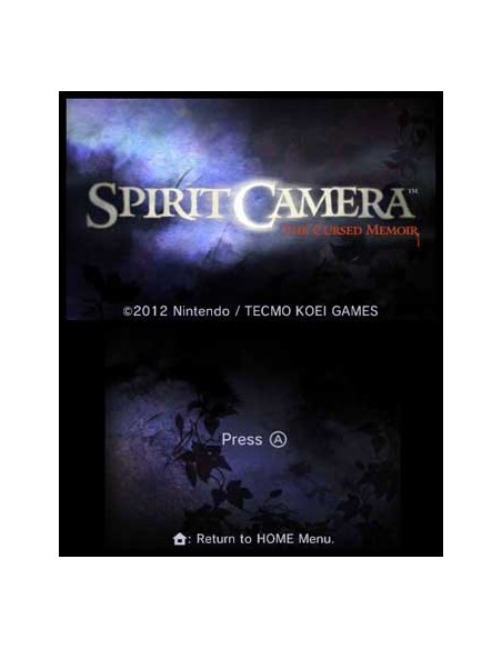 Nintendo Spirit Camera  The Cursed Memoir, 3DS Inglese Nintendo 3DS