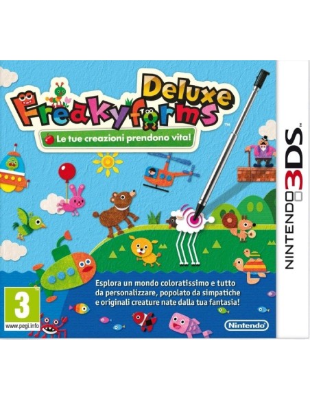 Nintendo Freakyforms Deluxe  Le tue creazioni prendono vita! ITA Nintendo 3DS