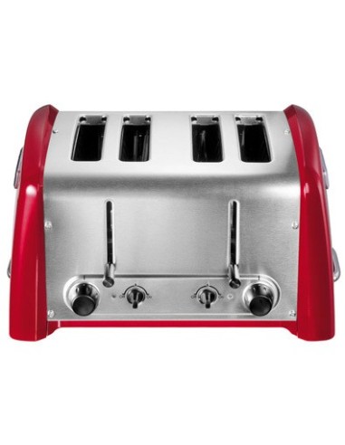 KitchenAid 5KTT890 4 fetta e 1700 W Rosso, Acciaio inossidabile