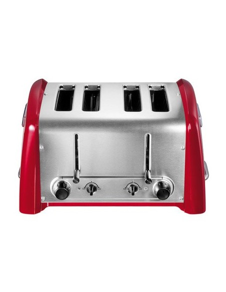 KitchenAid 5KTT890 4 fetta e 1700 W Rosso, Acciaio inossidabile
