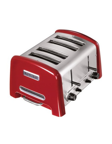 KitchenAid 5KTT890 4 fetta e 1700 W Rosso, Acciaio inossidabile
