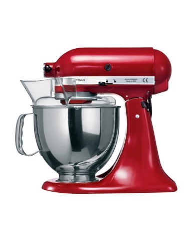 KitchenAid 5KSM150PS Sbattitore con base 300 W Rosso