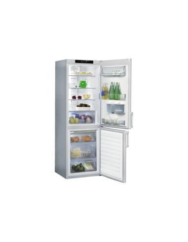 Whirlpool WBE3325 NF TS AQUA frigorifero con congelatore Libera installazione 320 L Acciaio inossidabile