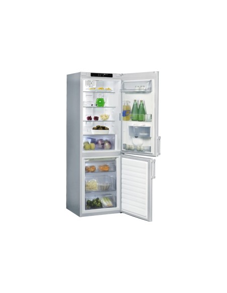 Whirlpool WBE3325 NF TS AQUA frigorifero con congelatore Libera installazione 320 L Acciaio inossidabile