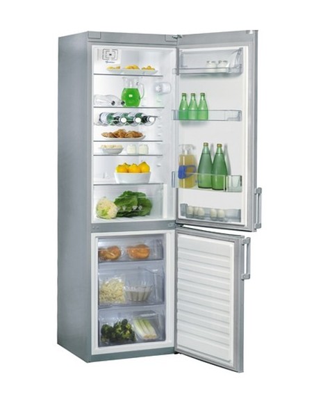 Whirlpool WBE37172 TS frigorifero con congelatore Libera installazione 363 L Acciaio inossidabile