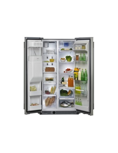 Whirlpool WSF5552A+X frigorifero side-by-side Libera installazione 515 L Acciaio inossidabile