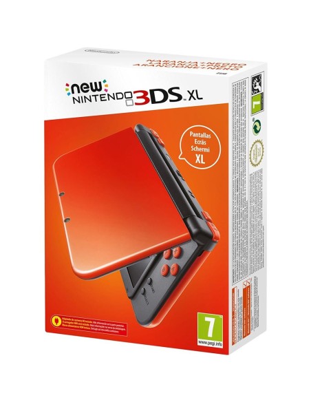 Nintendo New 3DS XL console da gioco portatile 12,4 cm (4.88") 1 GB Touch screen Wi-Fi Nero, Arancione