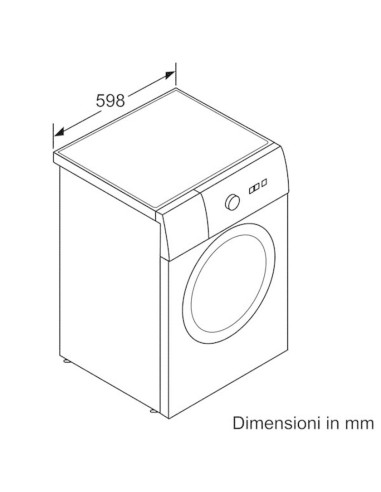 Bosch WAT24428IT lavatrice Caricamento frontale 8 kg 1200 Giri min Bianco